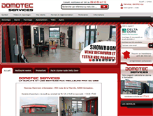 Tablet Screenshot of domotec-services.com